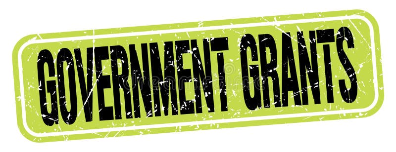 government-grants-text-written-on-green-black-stamp-sign-stock-image