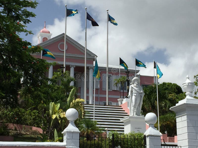 Nassau Bahamas Government House Stock Image Image of paradise