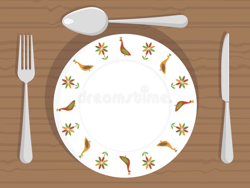 gość restauracji talerz ilustracja wektor gość restauracji talerz ilustracja wektor