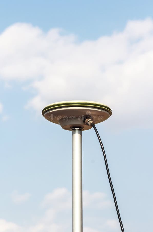GPS Antenna Surveying ,global Position System Stock Image Image of
