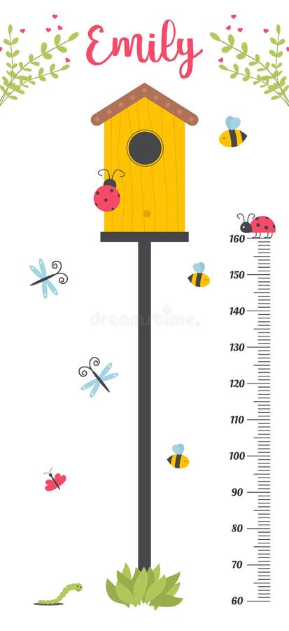 Medidor de altura infantil para niños