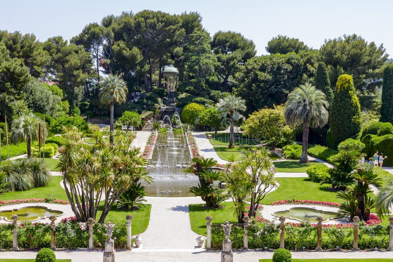 Grüne Gärten Von Villa Ephrussi De Rothschild