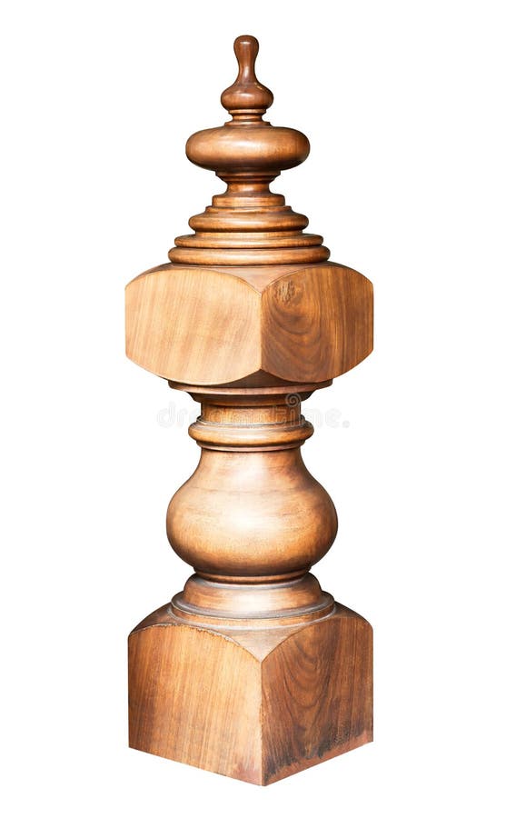 Grabe el pilar de madera imágenes de archivo libres de regalías Grabe el pilar de madera imágenes de archivo libres de regalías