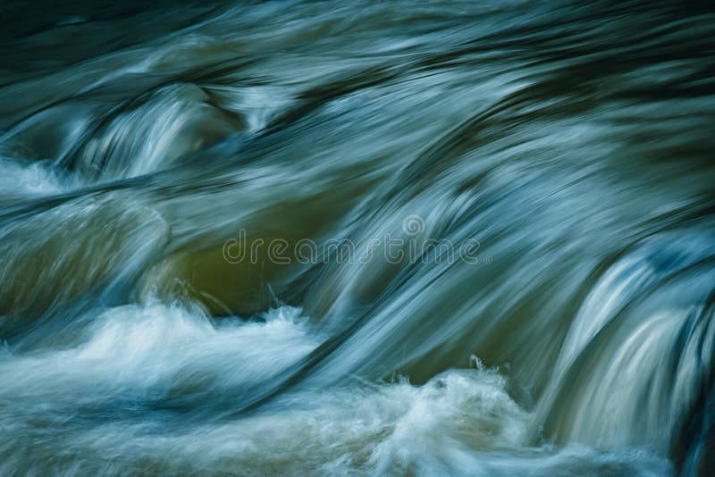 Graceful river flow of the river