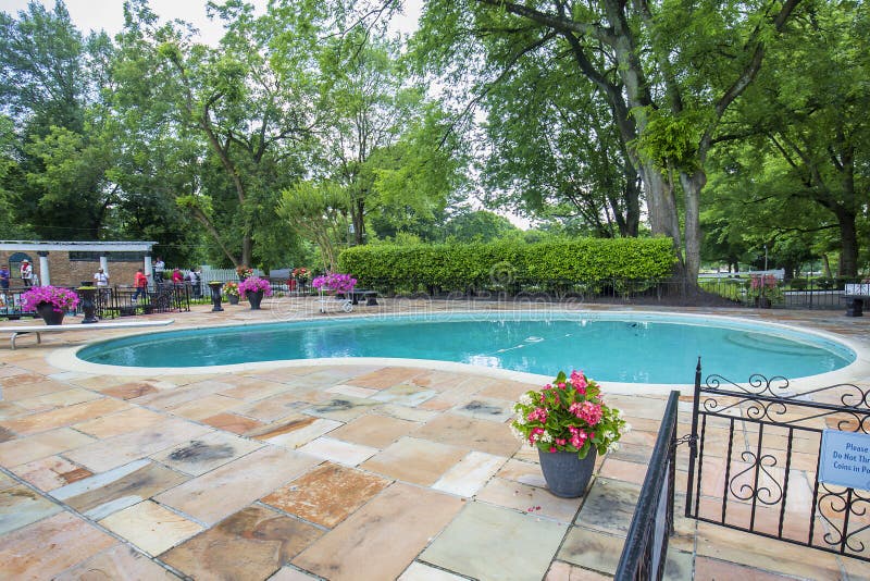 Graceland Swimming Pool royalty free stock photos Graceland Swimming Pool royalty free stock photos