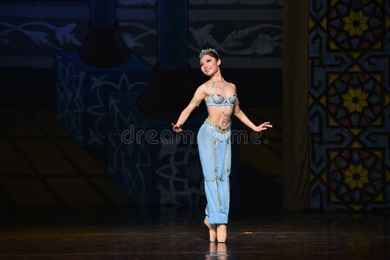 Graciosa Sereia - ballet “Mil e Uma Noites” imagem de stock