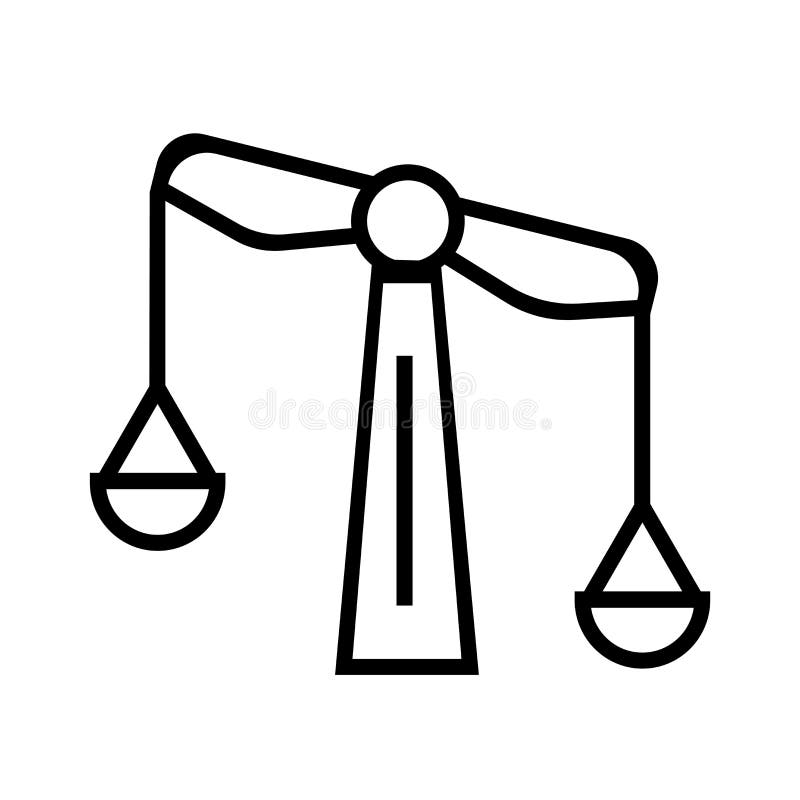 Grades Scales icon vector isolated on white background, Grades Scales sign , linear symbol and stroke design elements in outline royalty free illustration