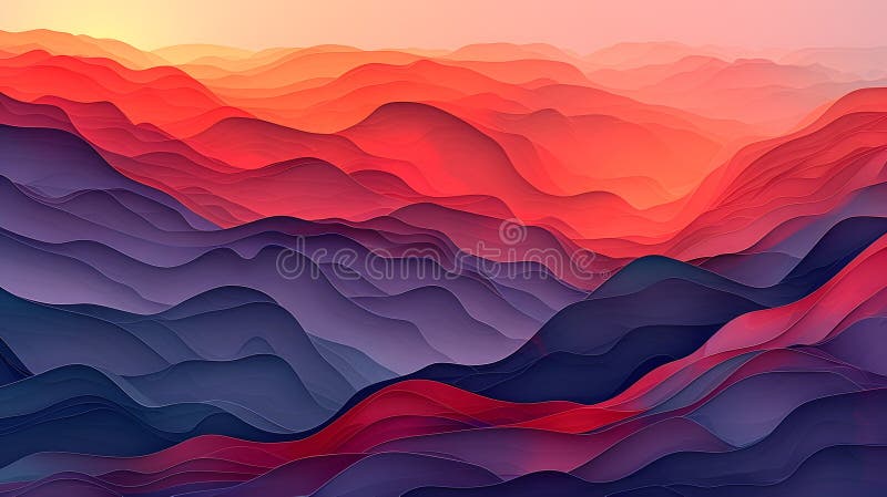 Gradient abstract shape colors soft neon light