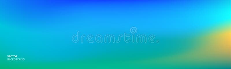 Gradient background, color abstract blend mesh, vector blurred soft blue turquoise color gradation stock illustration