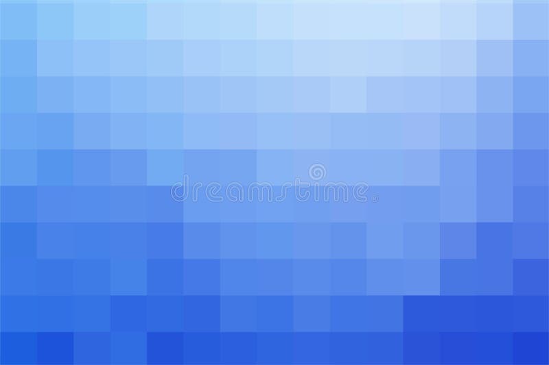 Gradient Background of Light Blue Squares. Horizontal Geometric Texture
