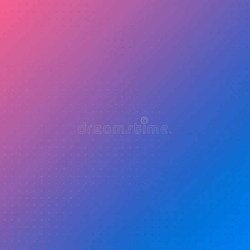 Gradient background with a smooth transition from pink to blue. Small, evenly spaced stock illustration