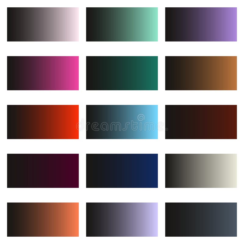 15 gradient backgrounds vector illustration