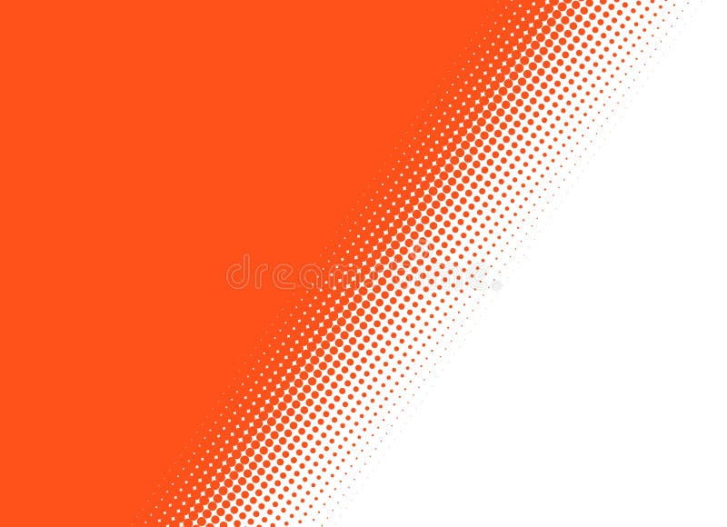 Gradient banner with color transition: Orange red to white stock illustration