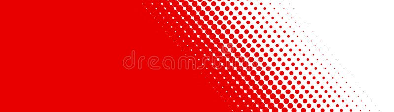 Gradient banner with color transition: Red to white vector illustration
