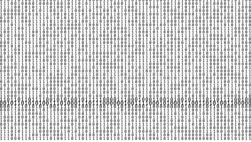 Gradient Binary Code Digits Background Stock Vector - Illustration of ...