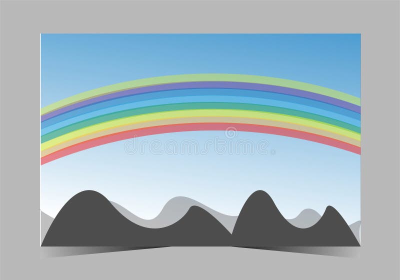 Gradient color abstract background for banner design with illustration royalty free illustration