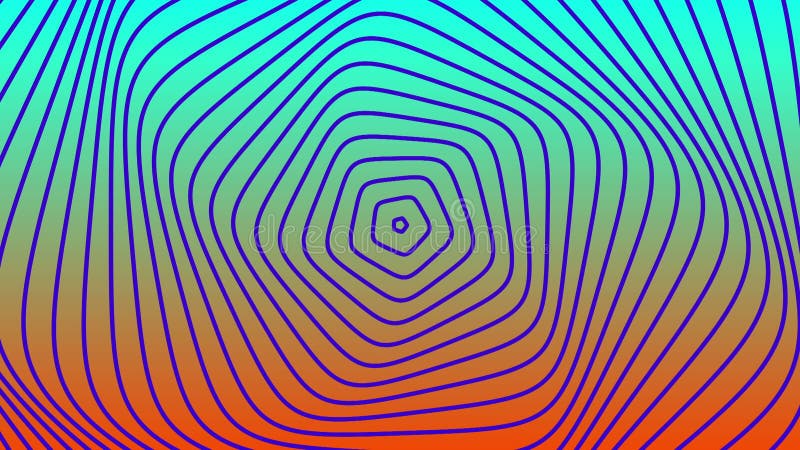 Gradient colorful background with color changing gradient polygon lines that move repeatedly and dynamically. stock illustration