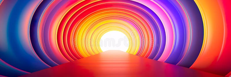 gradient that gives the illusion of warping dimensions, alternate realities.