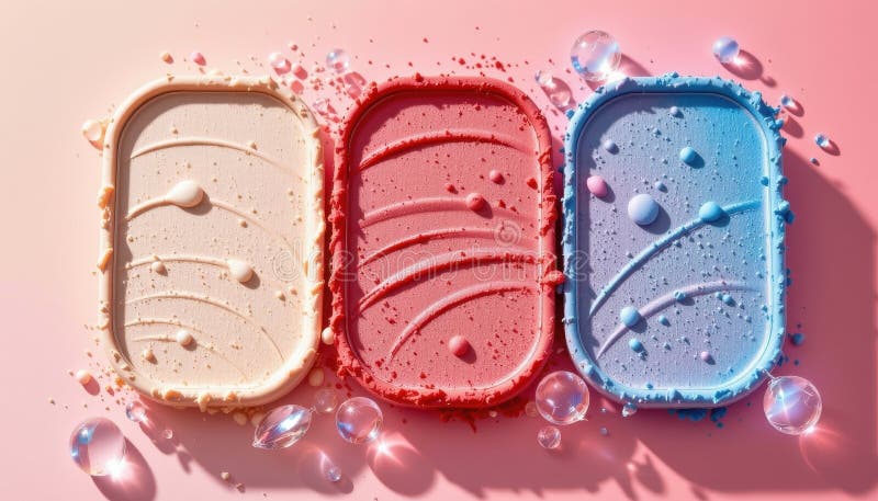 Gradient inspirowany przez premium skincare branding rowy blush coral blush royalty ilustracja