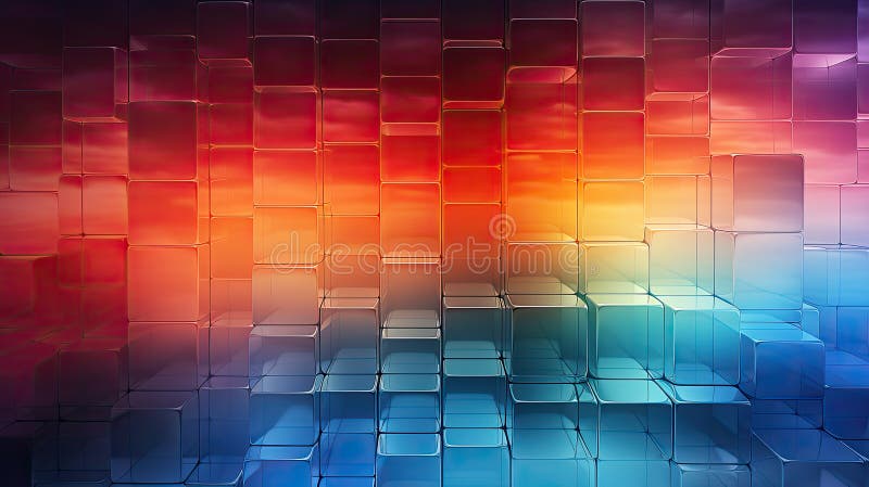 Gradient Lattice: Dynamic Harmony of Colorful Grid. "Gradient Lattice" showcases the mesmerizing interplay of a vibrant color gradient woven into a structured grid, creating a dynamic harmony where order and chromatic fluidity converge. This photo is an exploration of the visual synergy between geometry and color
