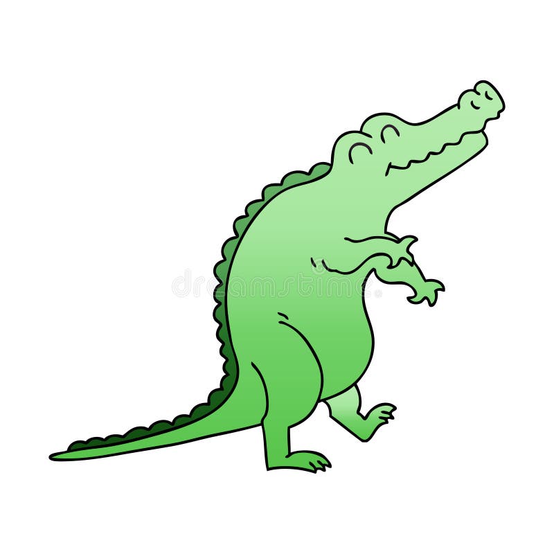 Crocodile Animal Alligator Cute Cartoon Character Doodle Drawing  Illustration Art Artwork Funny Crazy Quirky Gradient Shaded Slick Stock  Illustrations – 12 Crocodile Animal Alligator Cute Cartoon Character Doodle  Drawing Illustration Art Artwork
