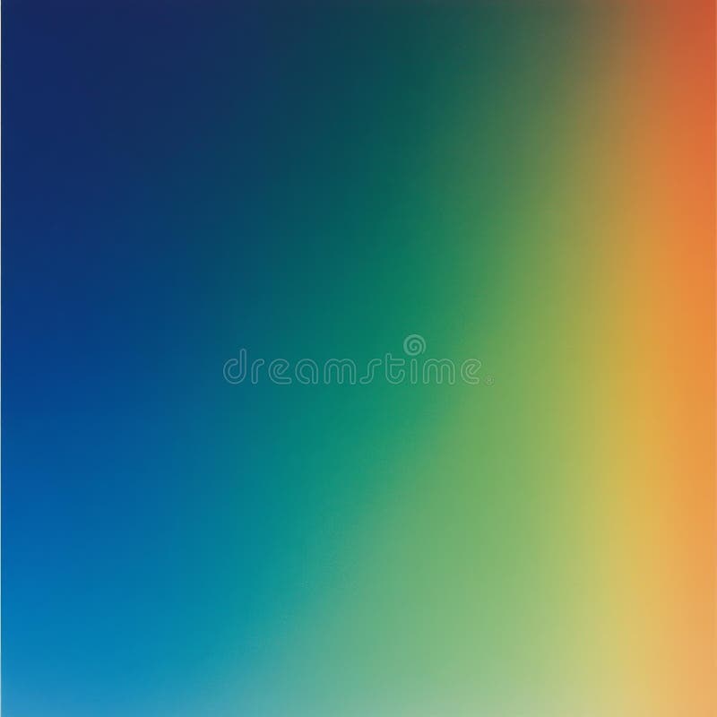 Gradient spectrum from deep blue to vibrant orange stock illustration