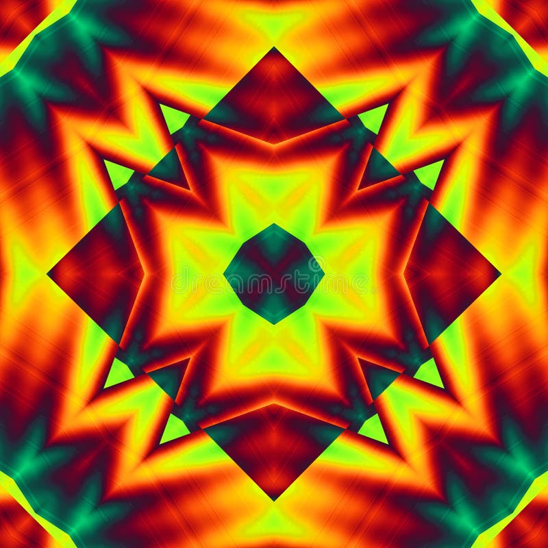 Gradiente de color simétrico colorido stock de ilustración