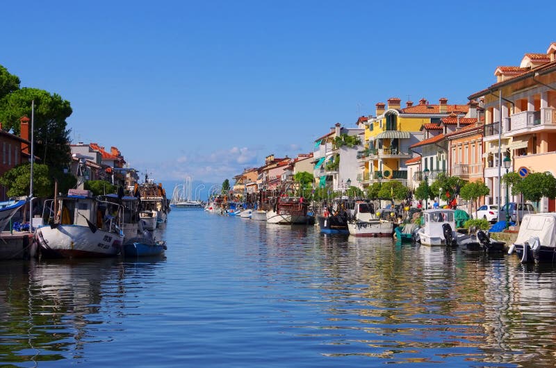 Emty beach in Grado Italy stock image. Image of grado - 8371689