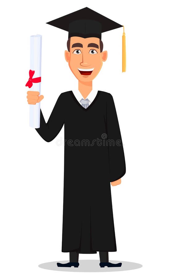 Graduación Del Estudiante Personaje De Dibujos Animados Con El Diploma Ilustración del Vector - Ilustración de logro, alegre: 117722413 Graduación Del Estudiante Personaje De Dibujos Animados Con El Diploma Ilustración del Vector - Ilustración de logro, alegre: 117722413