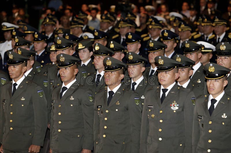 Graduación de la LXXXVIII promoción de Escuela Militar royalty-vrije stock afbeeldingen Graduación de la LXXXVIII promoción de Escuela Militar royalty-vrije stock afbeeldingen