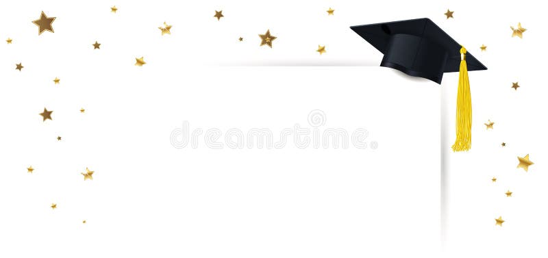 Creative Converting Graduation Caps Confetti White 050381