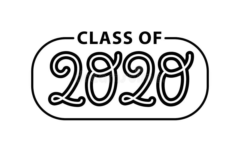 Graduate 2020. Class of 2020. Lettering logo stamp. Graduate design yearbook. Vector illustration. vector illustration Graduate 2020. Class of 2020. Lettering logo stamp. Graduate design yearbook. Vector illustration. vector illustration