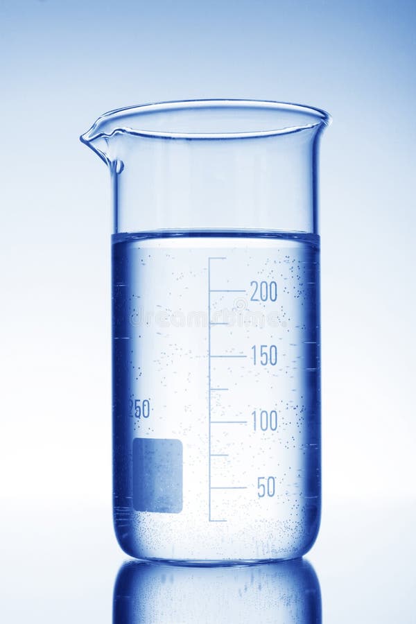 Full Beaker stock photo. Image of chemistry, clear, piece 4554516