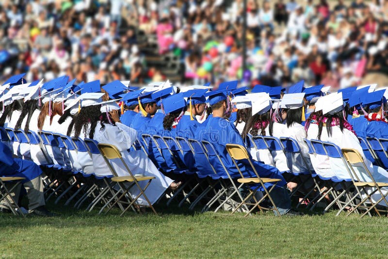 Gli studenti della laurea.