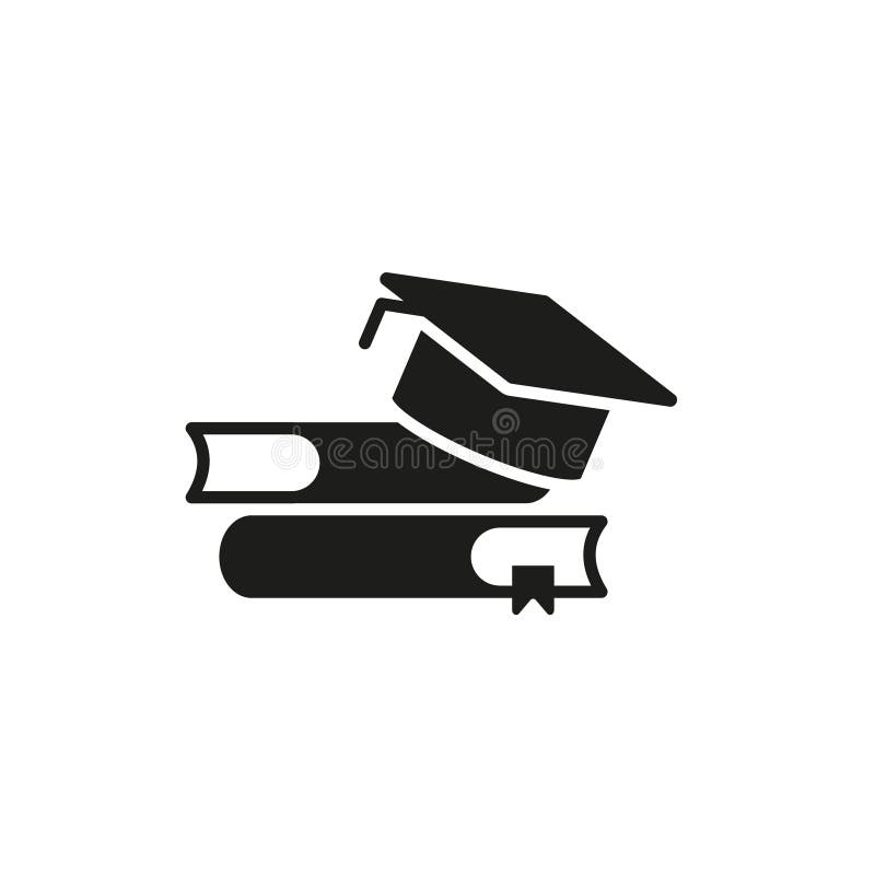 Graduation Books Icon vector illustration