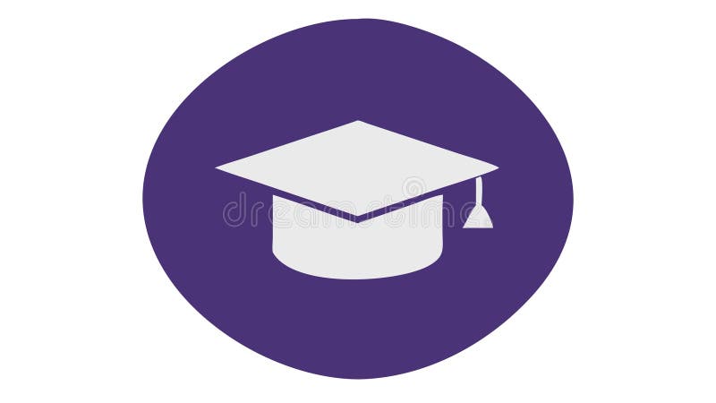 Graduation Cap Academic Success Education, vector design Generative AI vector illustration