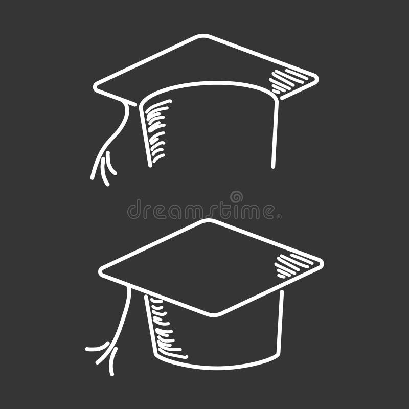 Graduation Cap Chalk Stock Illustrations 1 009 Graduation Cap Chalk Stock Illustrations Vectors Clipart Dreamstime
