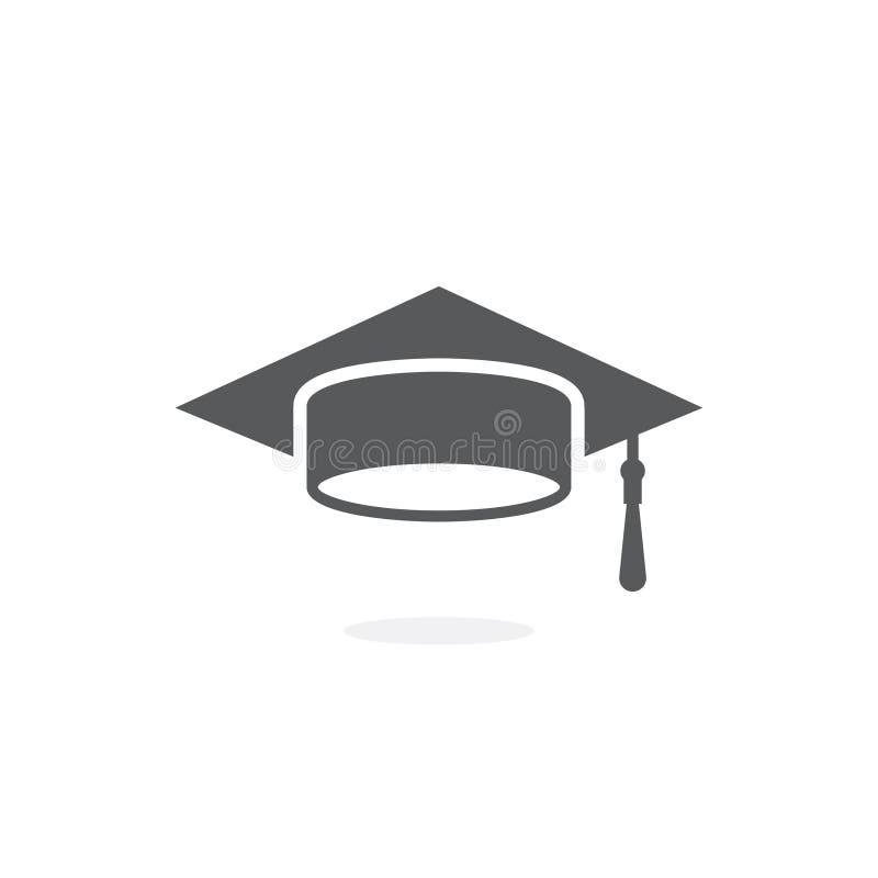 Graduation cap icon stock vector. Illustration of celebration - 145539588