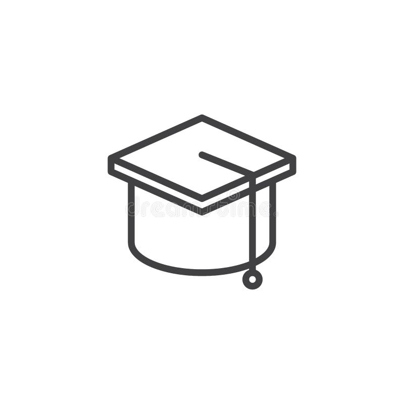 Free Free Graduation Cap Outline Svg 240 SVG PNG EPS DXF File