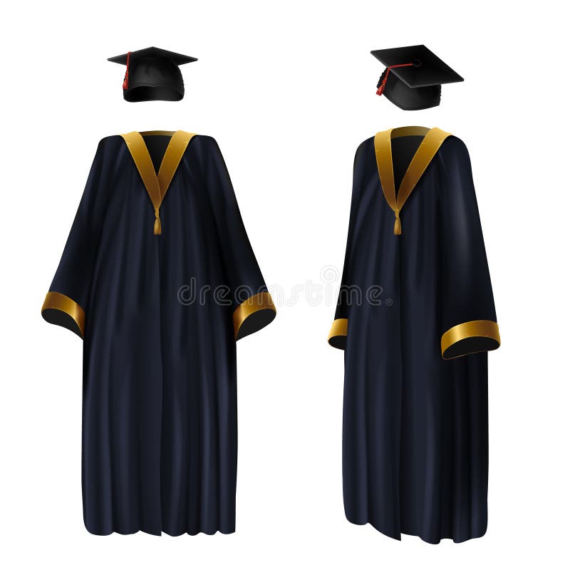 Graduation set gown with cap- red color - AliExpress