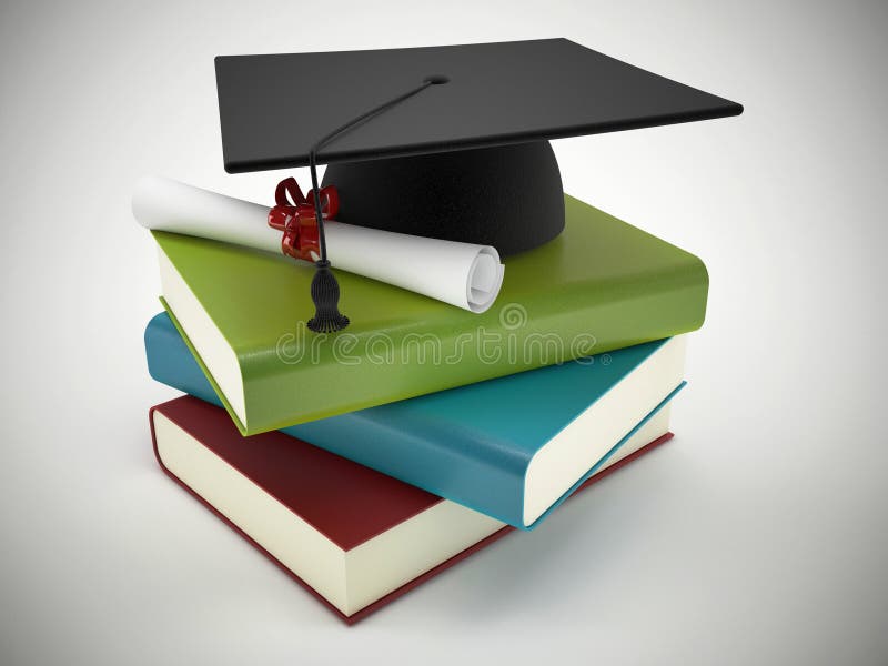 Graduation concept stock illustration