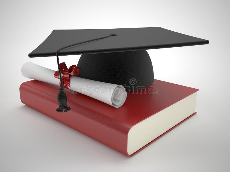 Graduation concept stock illustration