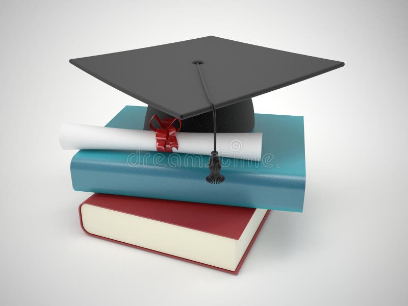 Graduation concept stock illustration