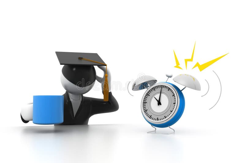 Graduation concept stock illustration