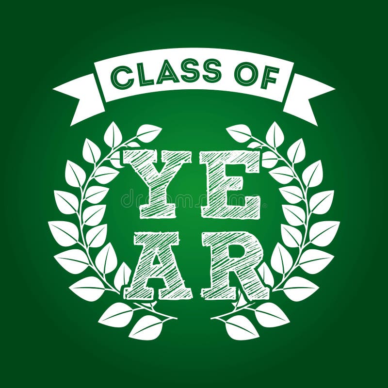 Graduation design royalty free illustration