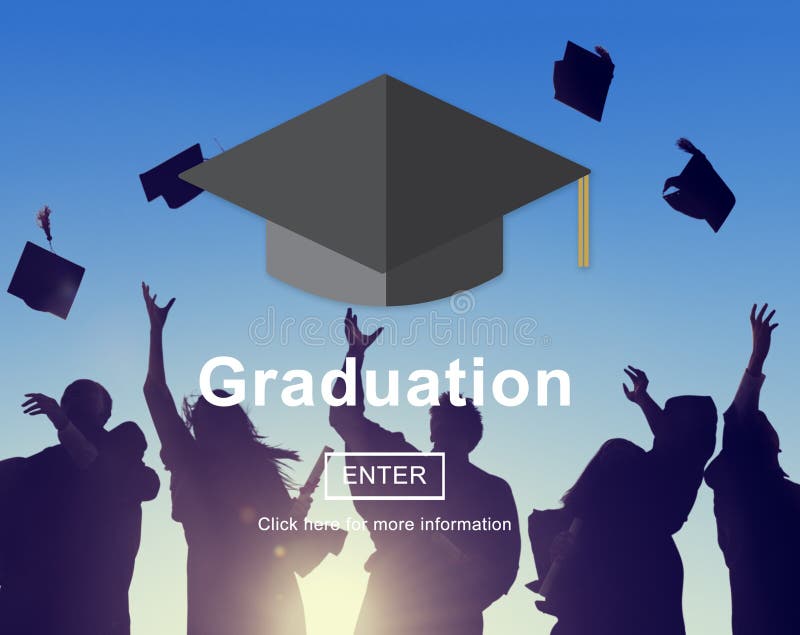 Graduation Achievement Student School College Concept Stock Image ...