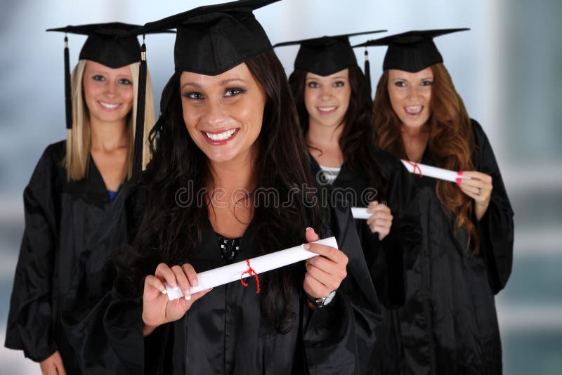 Woman in a Graduation Gown Holding a Diploma · Free Stock Photo