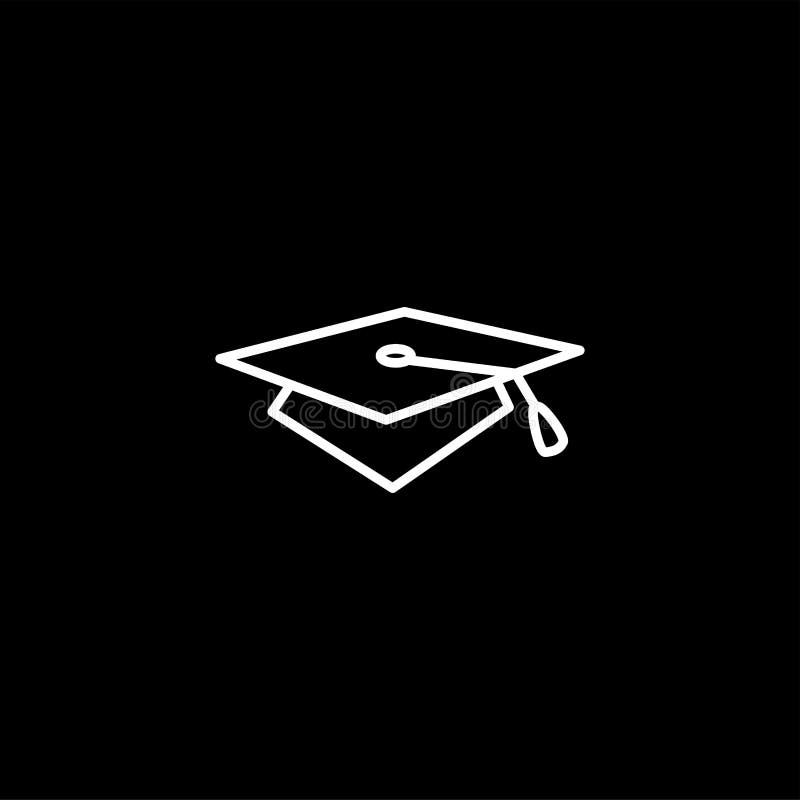 Biểu tượng dòng mũ tốt nghiệp trên nền đen là một hình ảnh được yêu thích và trân trọng nhất bởi các sinh viên tốt nghiệp. Với sự tối giản và tinh tế, bức ảnh này phản ánh được quá trình đánh dấu và kỉ niệm của học sinh trong suốt nhiều năm học.