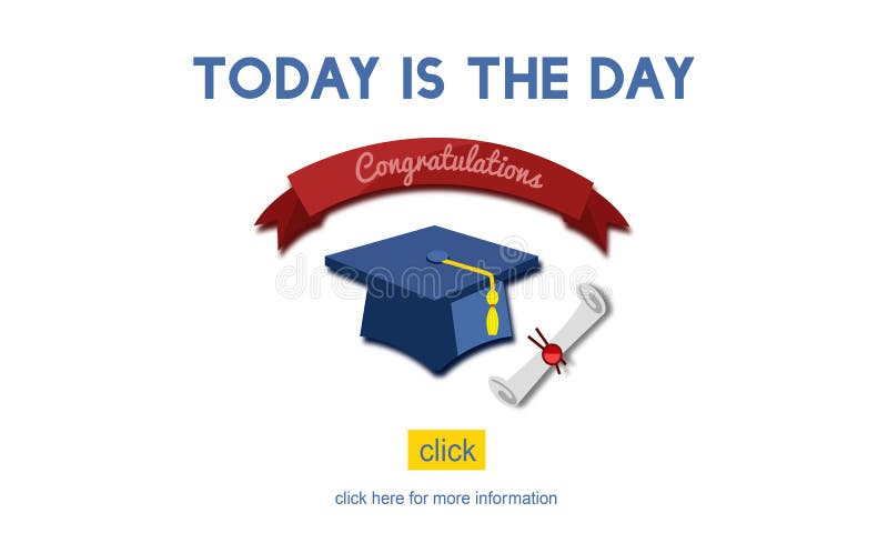 Graduation Knowledge Success Education Concept stock illustration