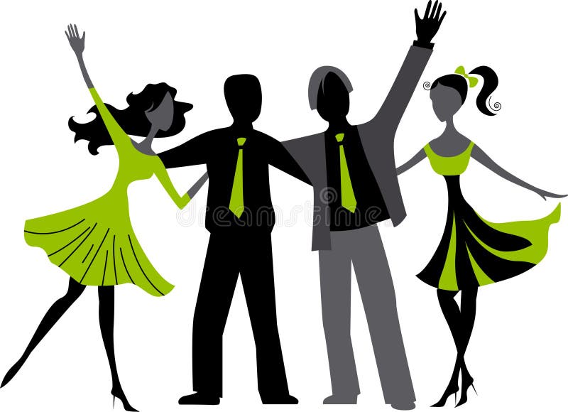 Graduation party stock illustration